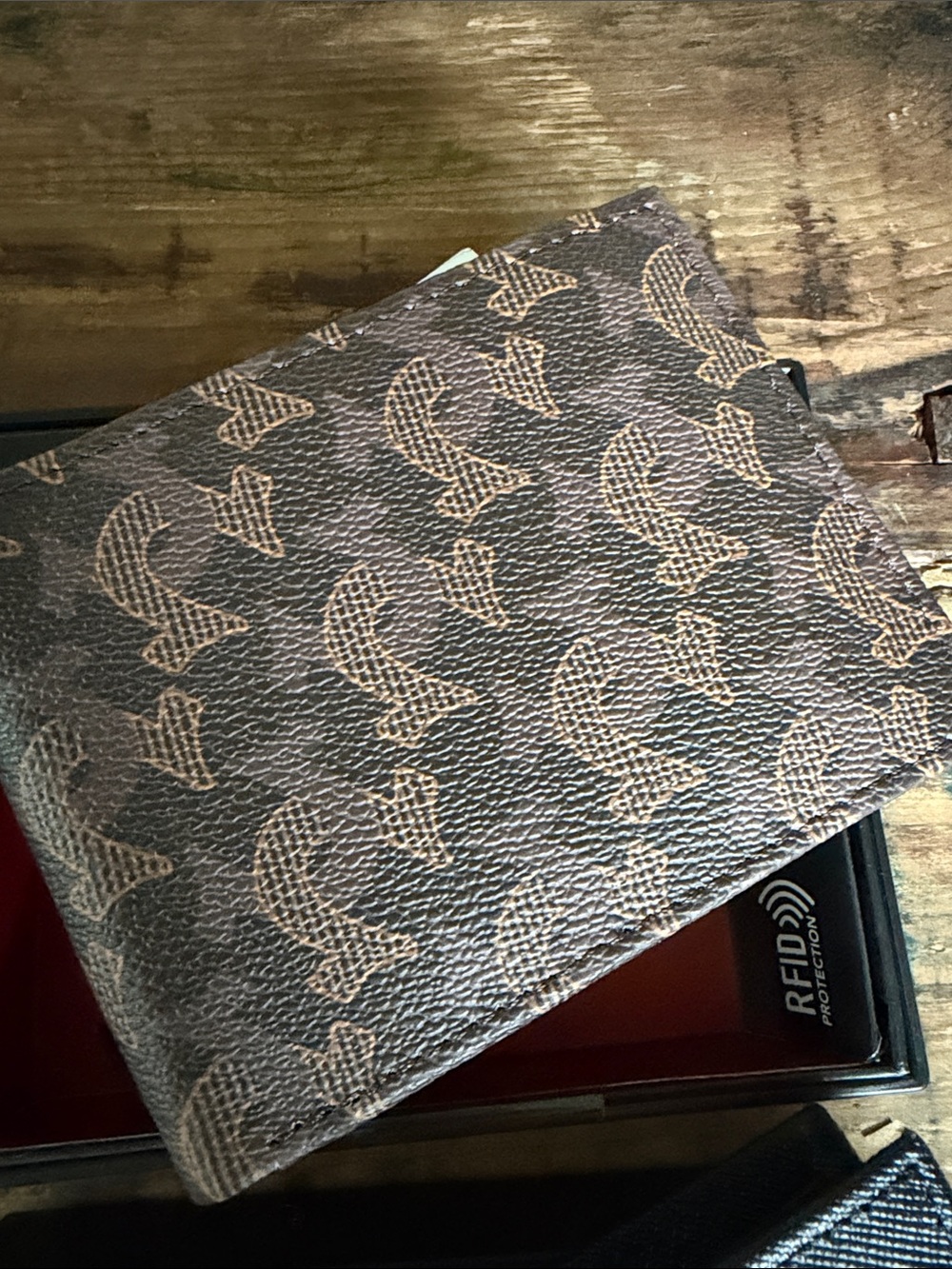 True Religion Men’s Wallet- Brown